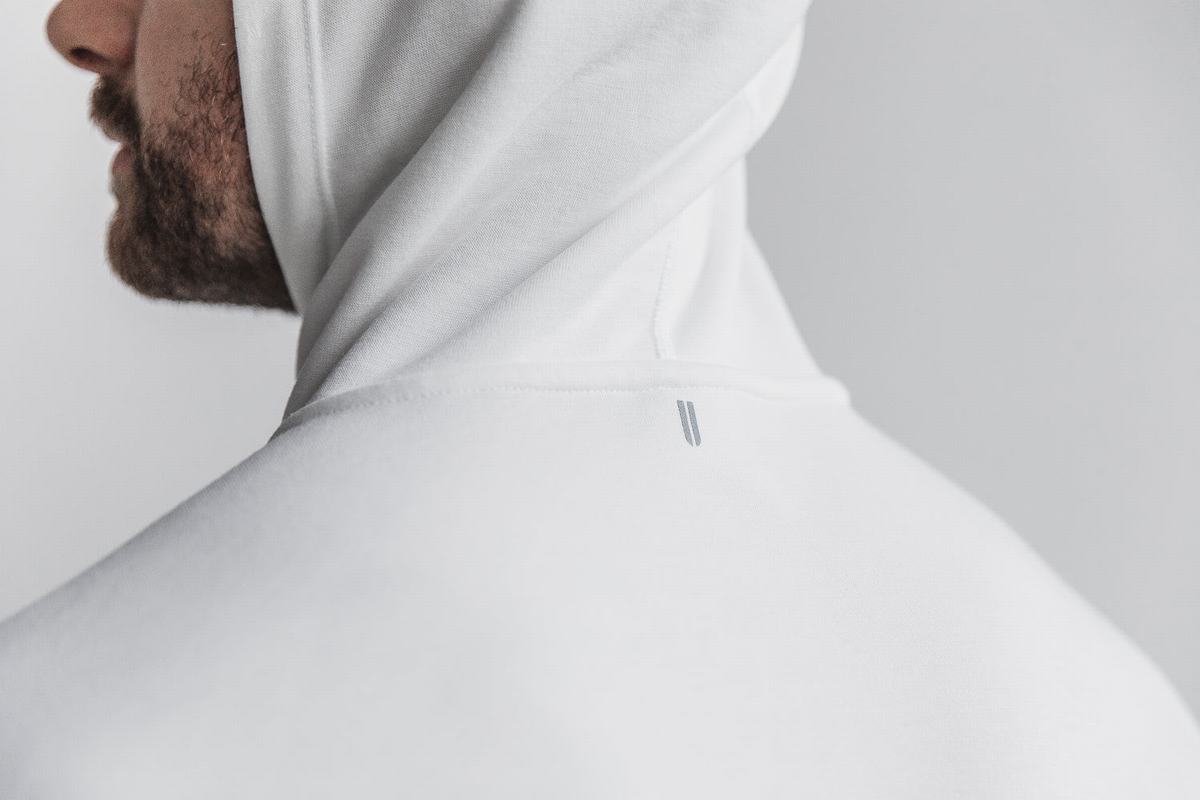 Nobull Wodapalooza Men's Hoodie White | Australia (NO0719)